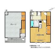 カーサ・ガラージュ富田の間取り画像