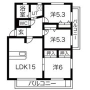 ウィズ・わん【ワンちゃん専用設計物件です!!】の間取り画像