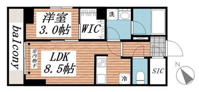 ジャンダルムの間取り画像