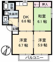 ファミール牟礼の間取り画像