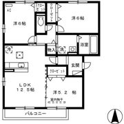 フェリス高柳 A棟の間取り画像