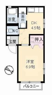 コンフォートS Ⅰの間取り画像