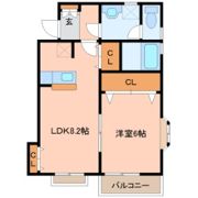 レーヴ落合弐番館の間取り画像