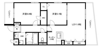 ブリックヤードの間取り画像