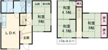 西今宿4丁目戸建の間取り画像