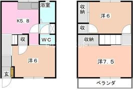 フローラKIKUの間取り画像
