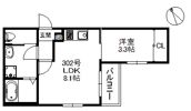 BRAND NEW DAY箱崎の間取り画像