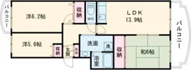 アムール真砂の間取り画像