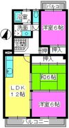 プロスペール板付の間取り画像