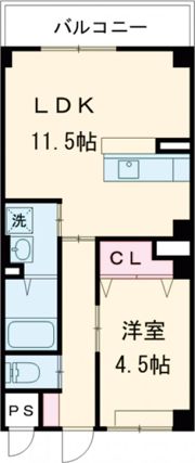 アスフォート野洲の間取り画像