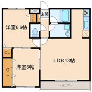 グランドール21の間取り画像