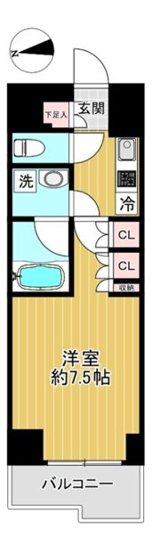 ルーブル川崎神明町の間取り画像