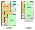 西八代テラスハウスの間取り画像
