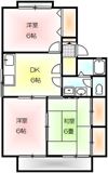 ファミール三木 Bの間取り画像