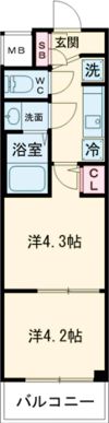 エステムコート京都千雅邸の間取り画像