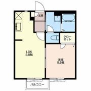プランドール小浜 Bの間取り画像