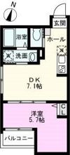 アクシスコート春日部の間取り画像