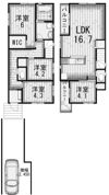 QLAZO柏市西原戸建の間取り画像