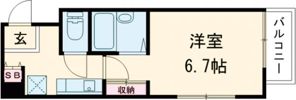 ジュネス姫路Ⅱの間取り画像