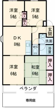 サンビレッジ板倉の間取り画像