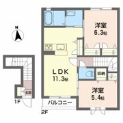 シャーメゾン ルフレの間取り画像
