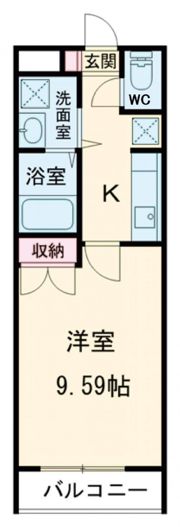 アンプルール クラージュ CUREの間取り画像