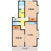 ブルーセントラルA棟の間取り画像