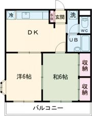 エステート小山第一の間取り画像