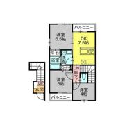 セレーナ一番館の間取り画像