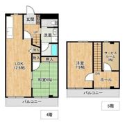 メゾンフレールの間取り画像