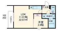 セレーネ元山の間取り画像
