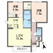 そらりすの庄Bの間取り画像