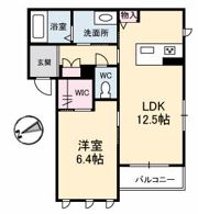 Premias Gardenの間取り画像