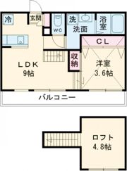 ヴィラ山之手の間取り画像