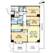 ラ・フォルム神楽坂の間取り画像
