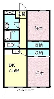 サンロイヤルマンションの間取り画像