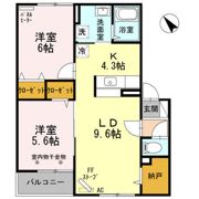 コンフォール八軒の間取り画像