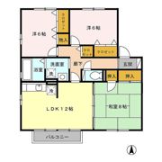 ラ ポール Aの間取り画像