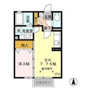 メゾン･ド･ソレイユ Aの間取り画像