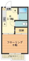 ハイツ平成の間取り画像