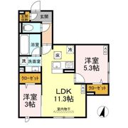 D-ROOM 原町田の間取り画像