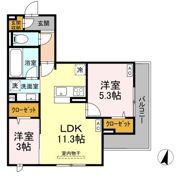 D-ROOM 原町田の間取り画像