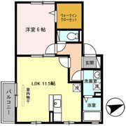 ヴィクトワールの間取り画像