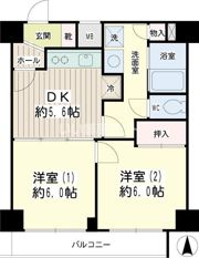 ベルメゾンヒカリの間取り画像