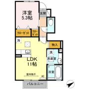 アイネヴェルト仁保津の間取り画像