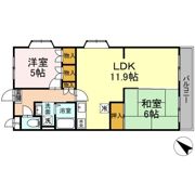 パティオス宇宿 B棟の間取り画像