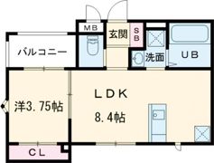 アーリーズ忍ケ丘の間取り画像