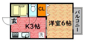 アリスハイツの間取り画像