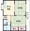 増田コーポの間取り画像