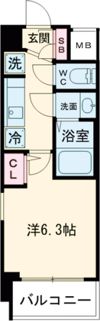 エステムコート京都千雅邸の間取り画像